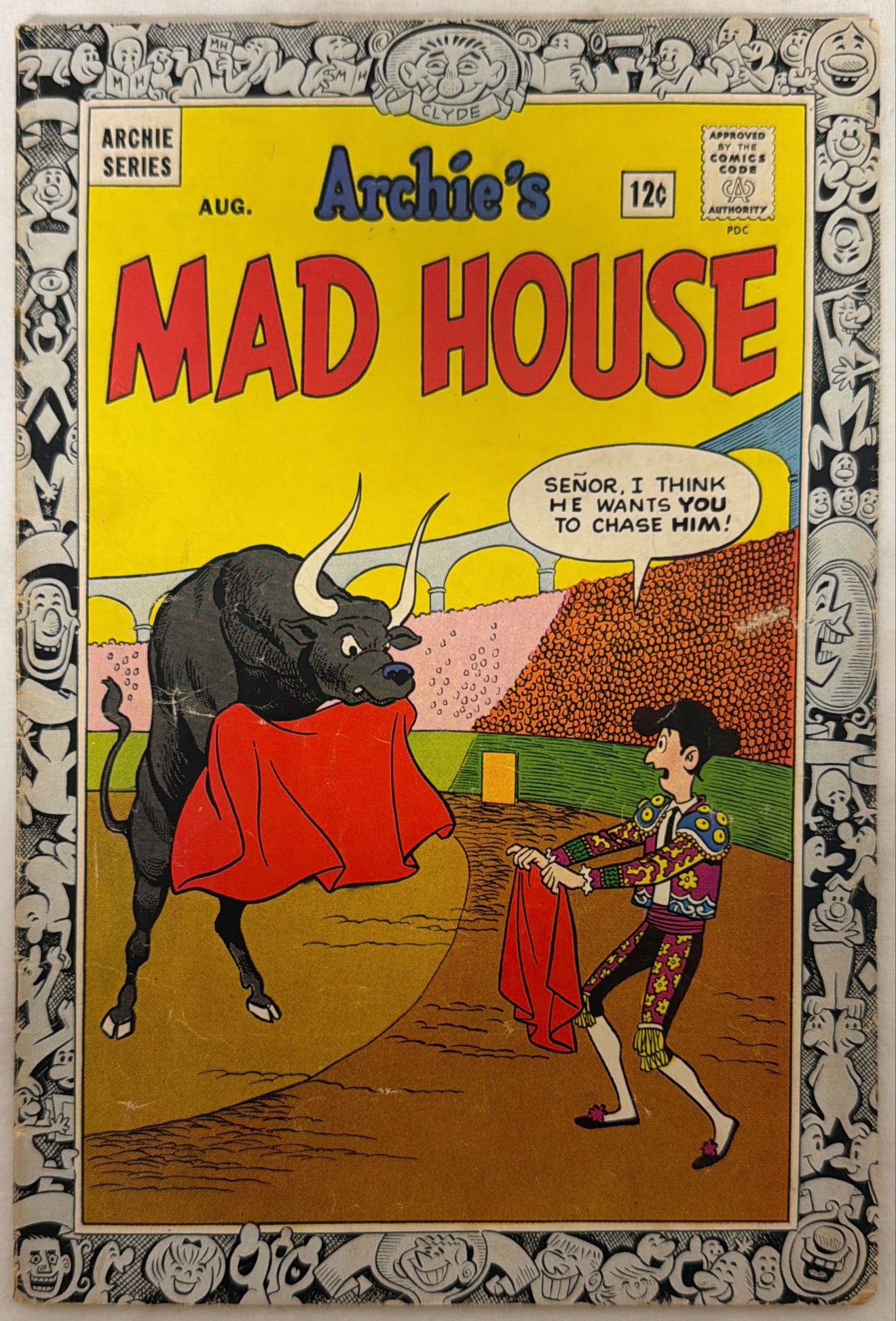 Archie's Mad House 34 Comic Book: 1964, please preview and see all photos for condition