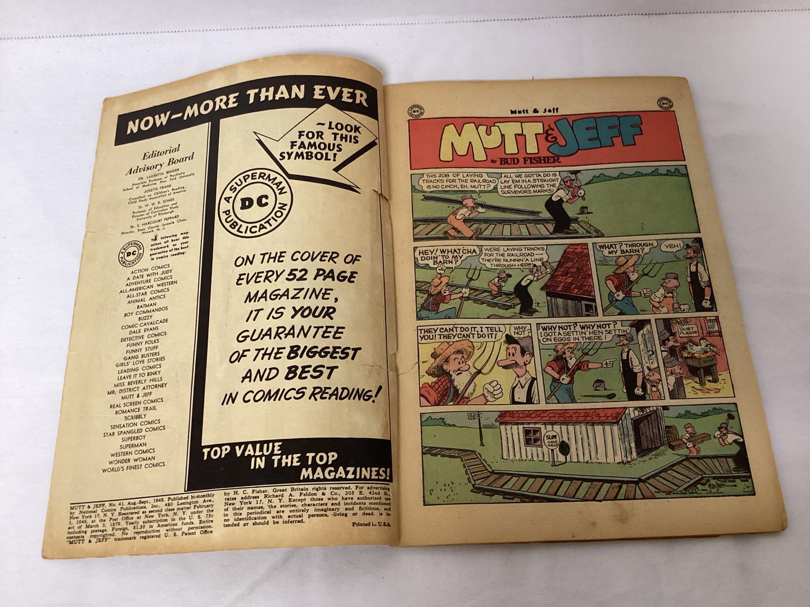 Mutt and Jeff 41 DC Comic Book - 6