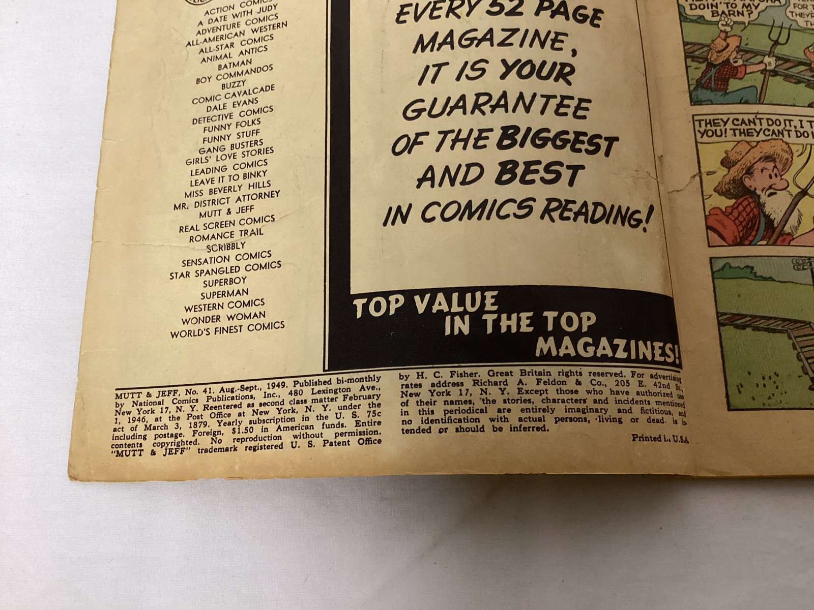 Mutt and Jeff 41 DC Comic Book - 7