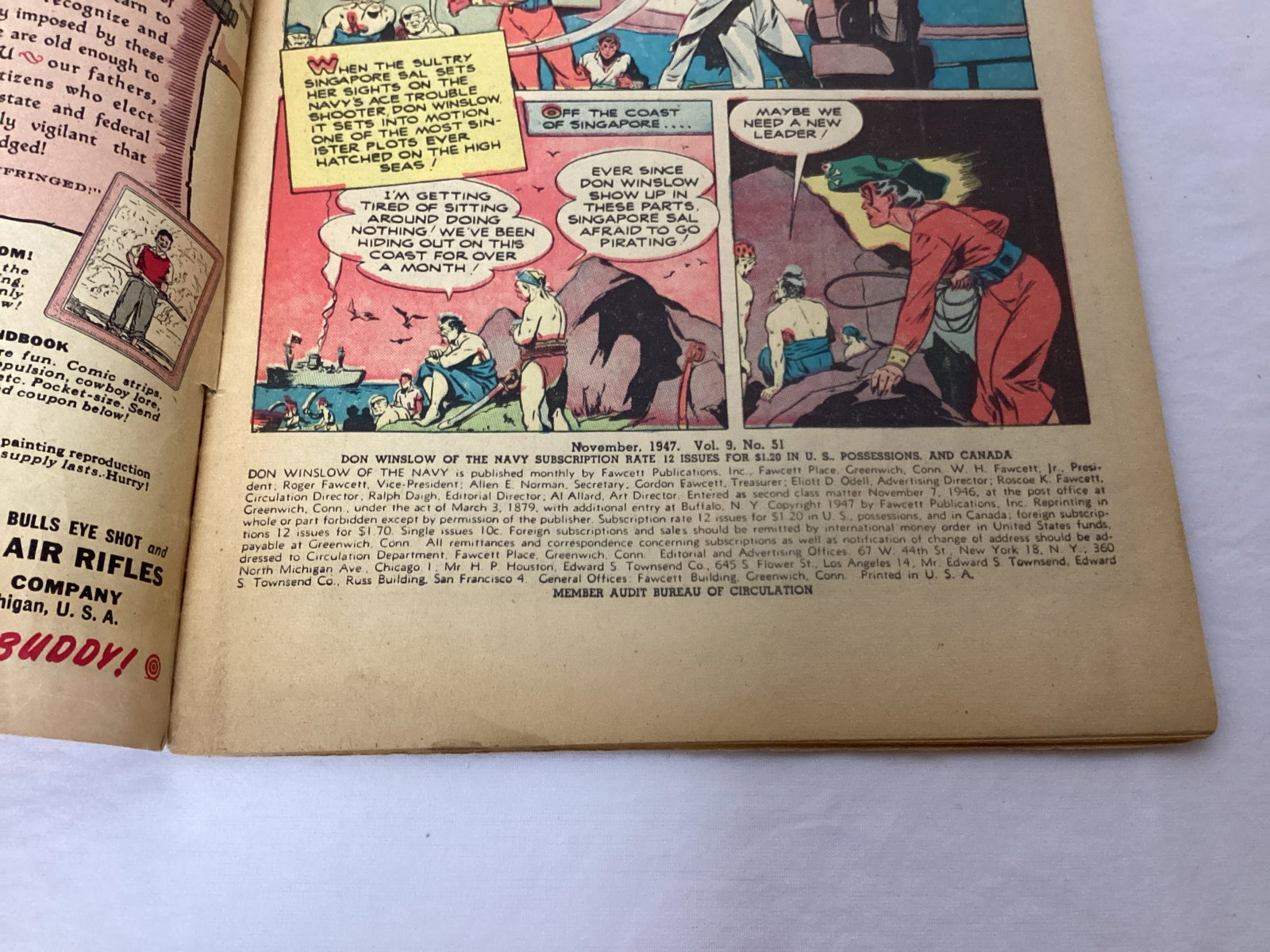 Don Winslow of the Navy 51 Fawcett Comic Book - 7