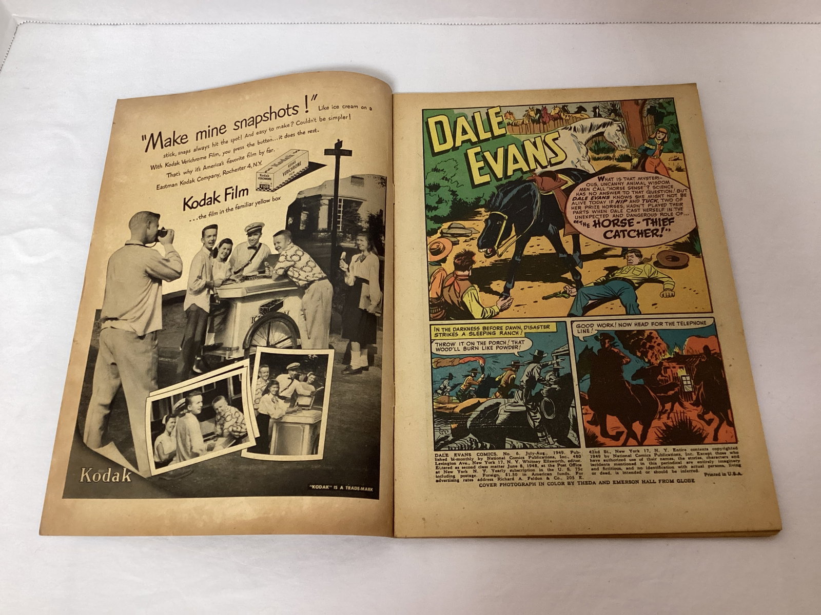 Dale Evans Comics 6 DC Comic Book - 6