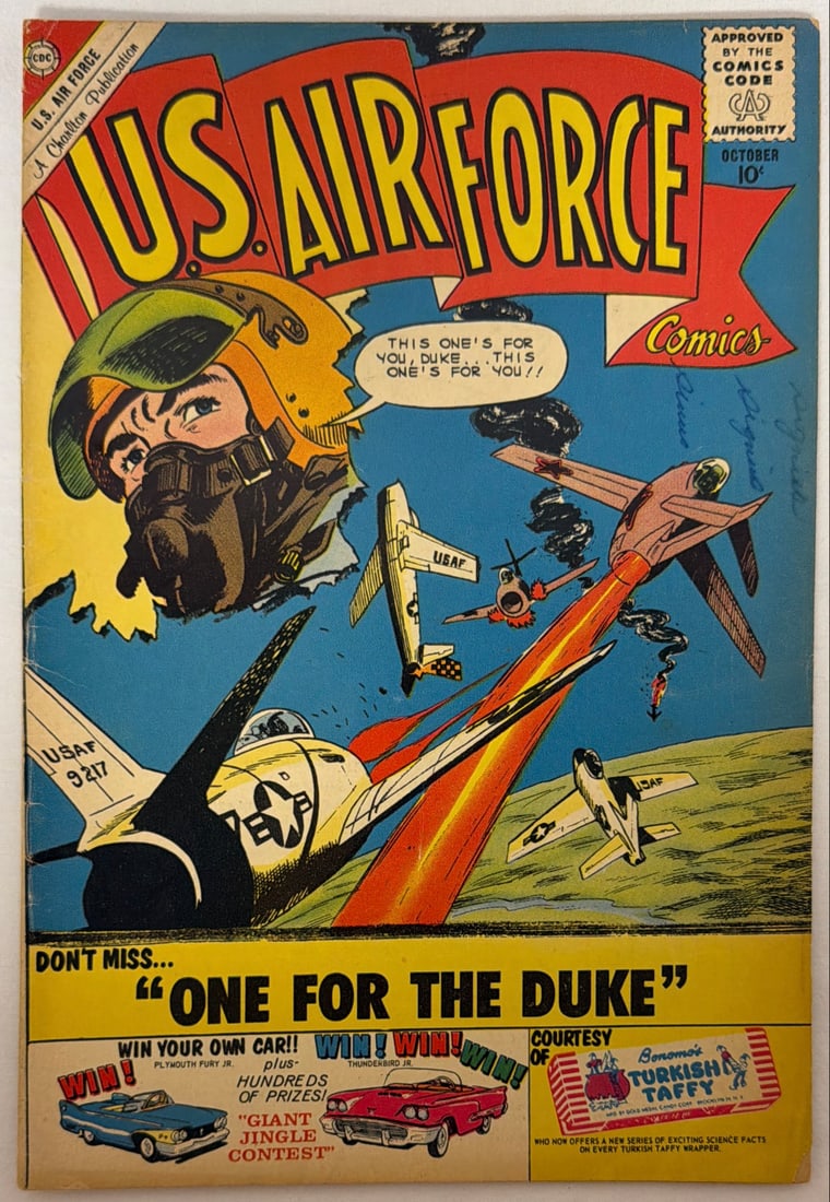 US Air Force Comics 12 Charlton Comic Book: 1960, please preview and see all photos for condition