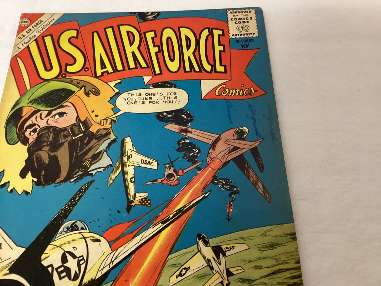 US Air Force Comics 12 Charlton Comic Book - 3