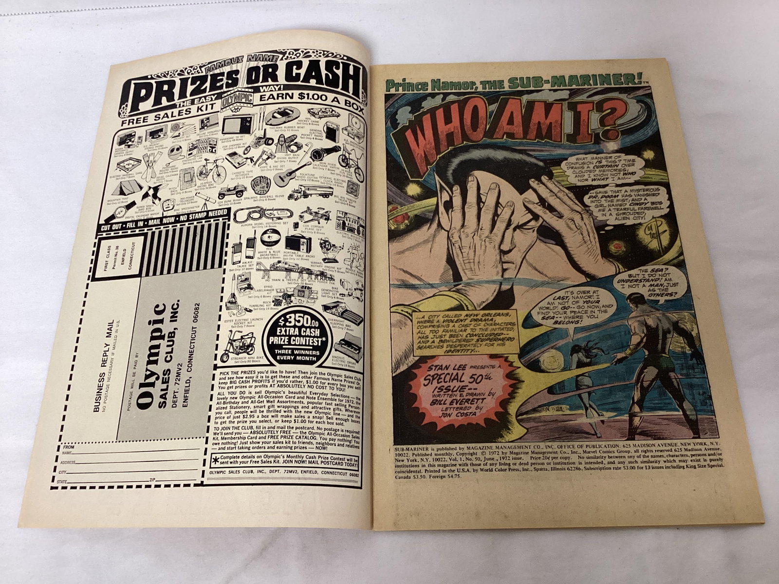 Submariner 50 Marvel Comic Book - 6