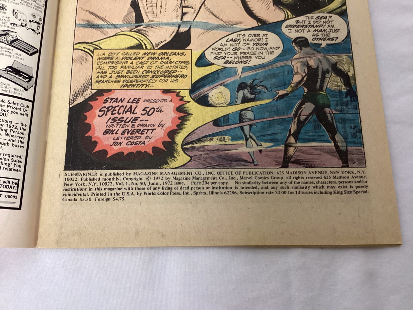 Submariner 50 Marvel Comic Book - 7