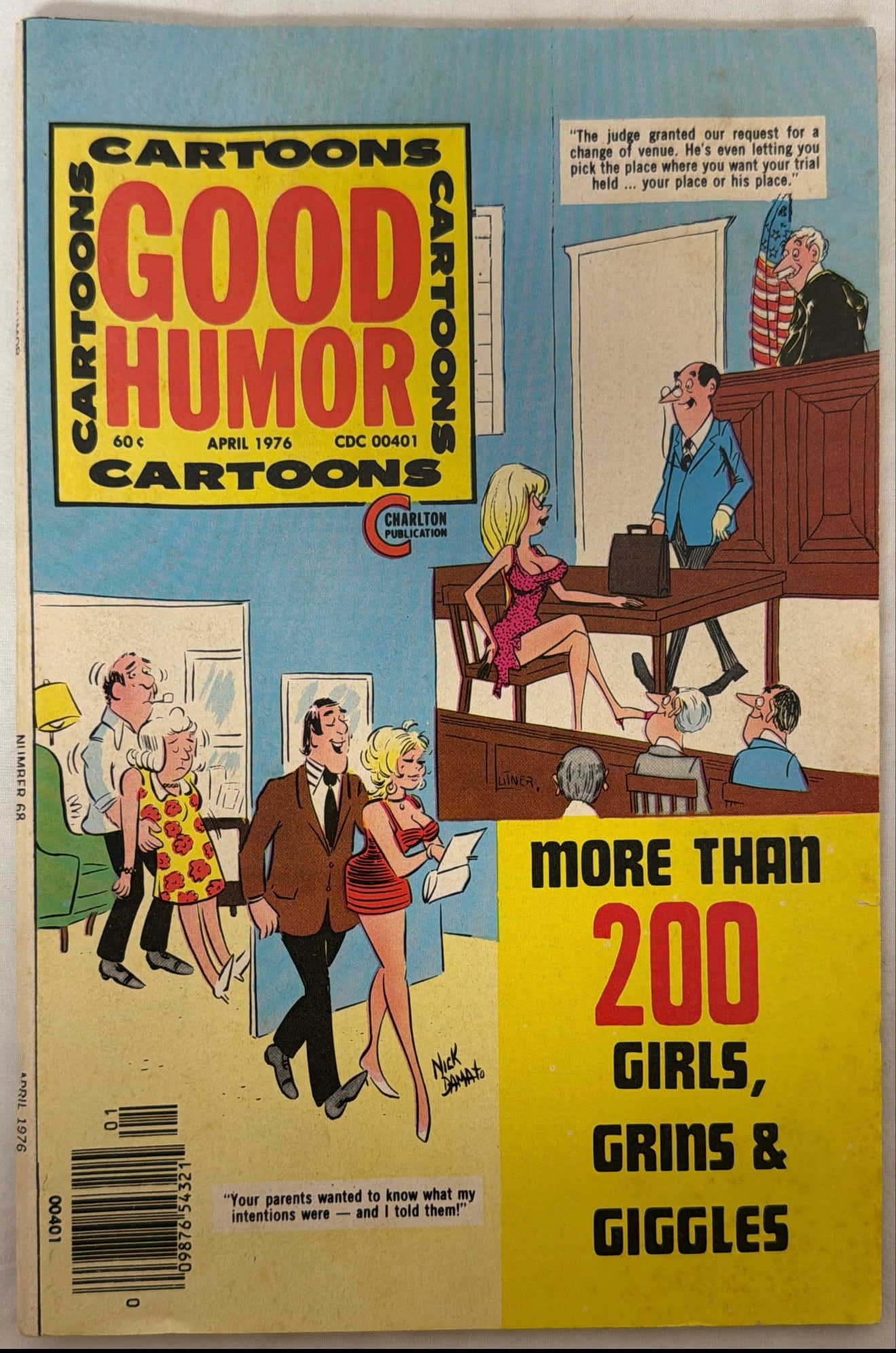Good Humor 68 Charlton Comic Book: 1976, please preview and see all photos for condition