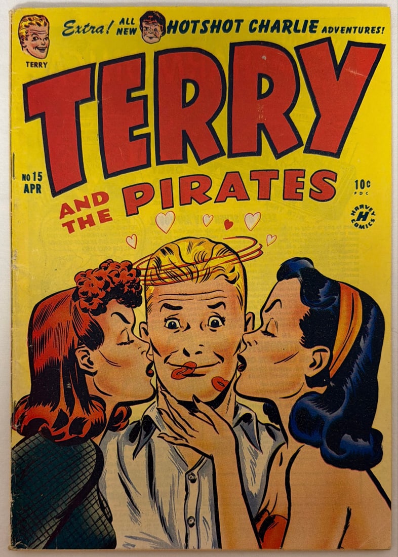 Terry and the Pirates 15 Harvey Comic Book: 1949, please preview and see all photos for condition