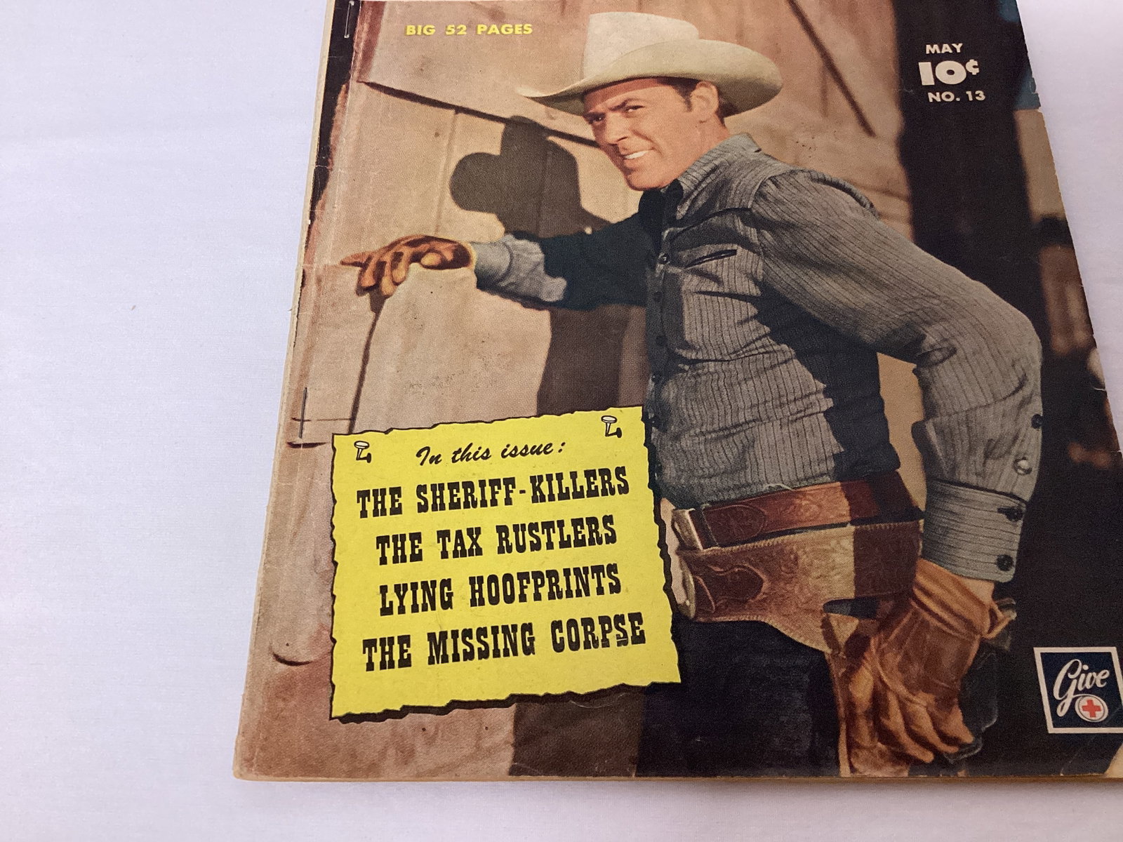 Rocky Lane Western 13 Fawcett Comic Book - 4