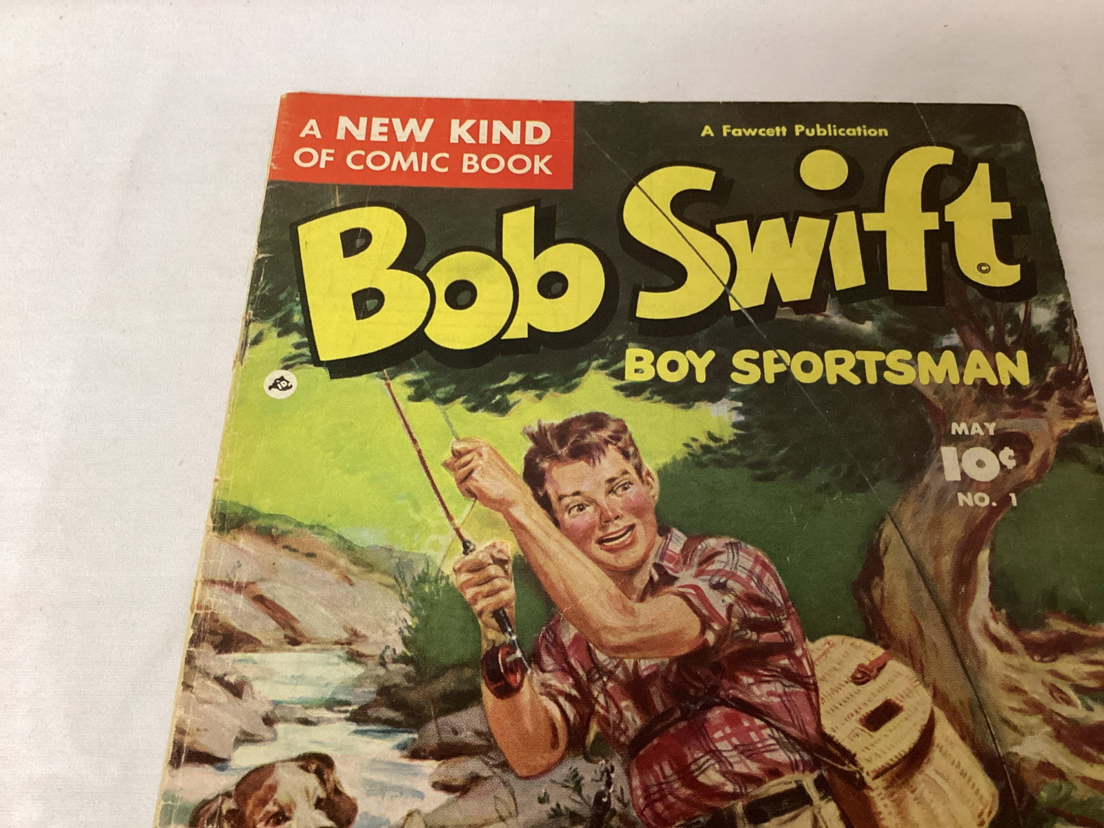 Bob Swift Boy Sportsman 1 Fawcett Comic Book - 2
