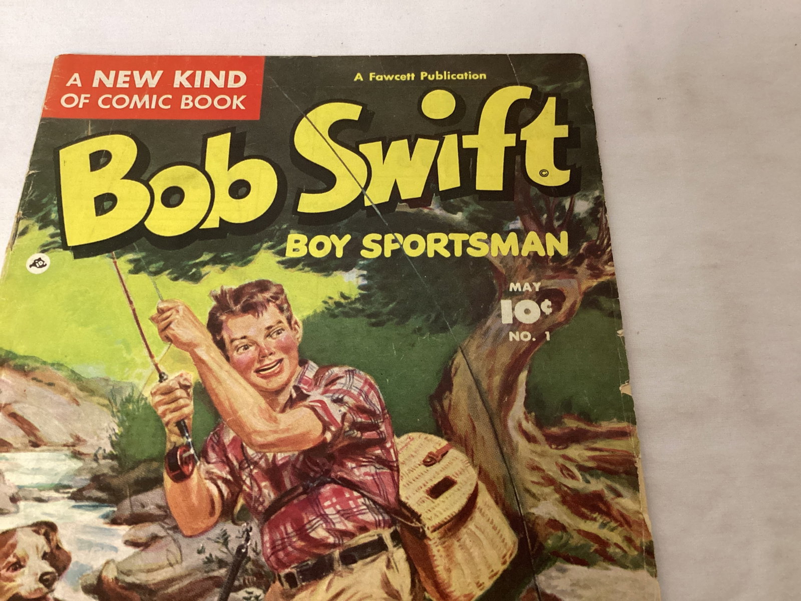 Bob Swift Boy Sportsman 1 Fawcett Comic Book - 3