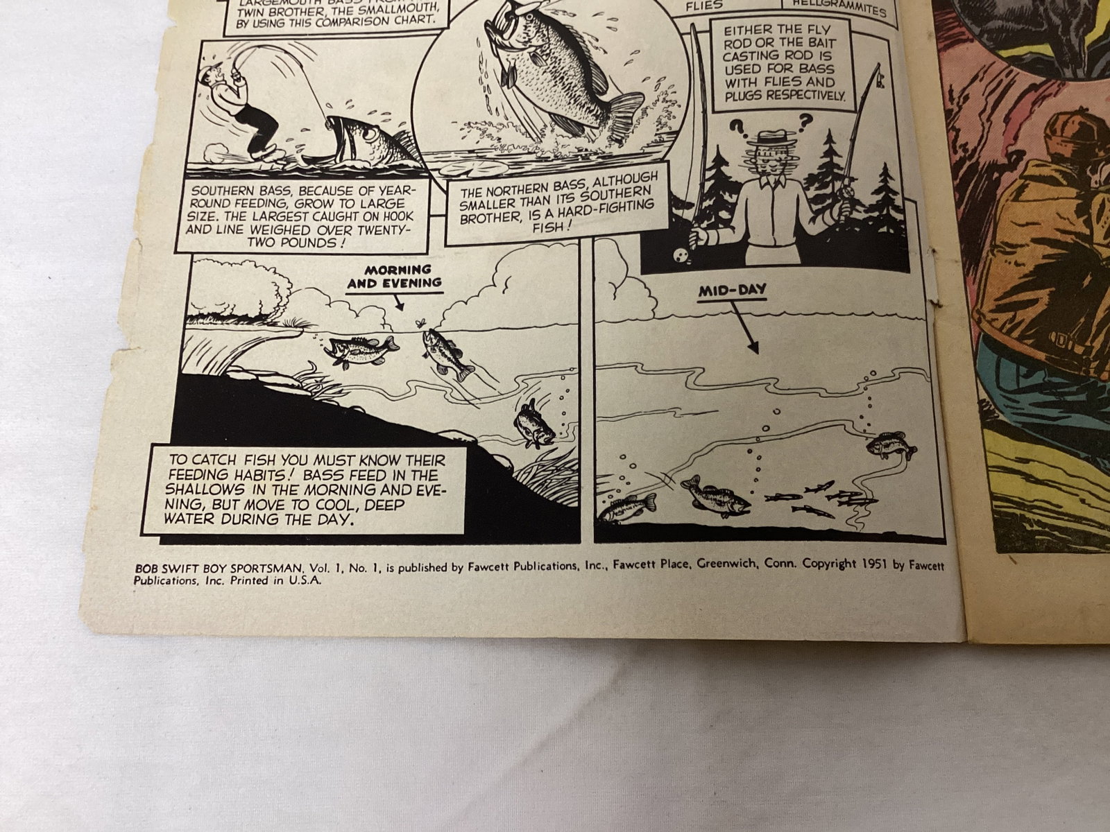 Bob Swift Boy Sportsman 1 Fawcett Comic Book - 7
