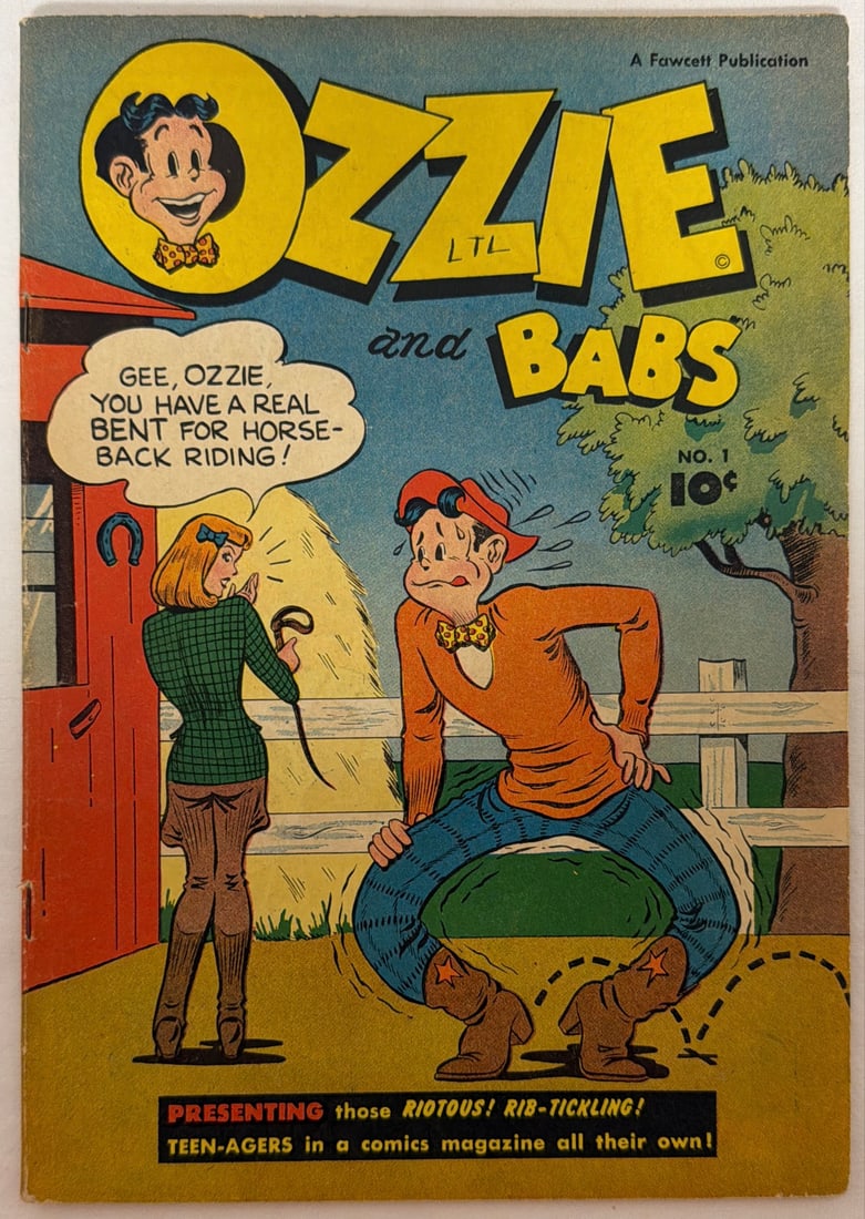 Ozzie and Babs 1 Fawcett Comic Book (1 of 8)
