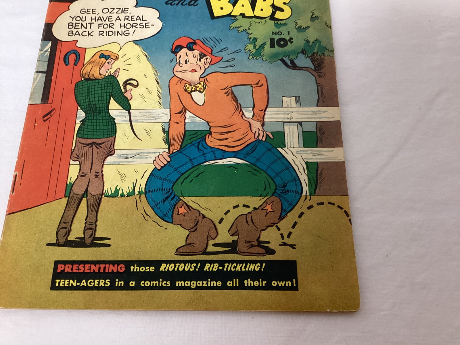 Ozzie and Babs 1 Fawcett Comic Book - 5