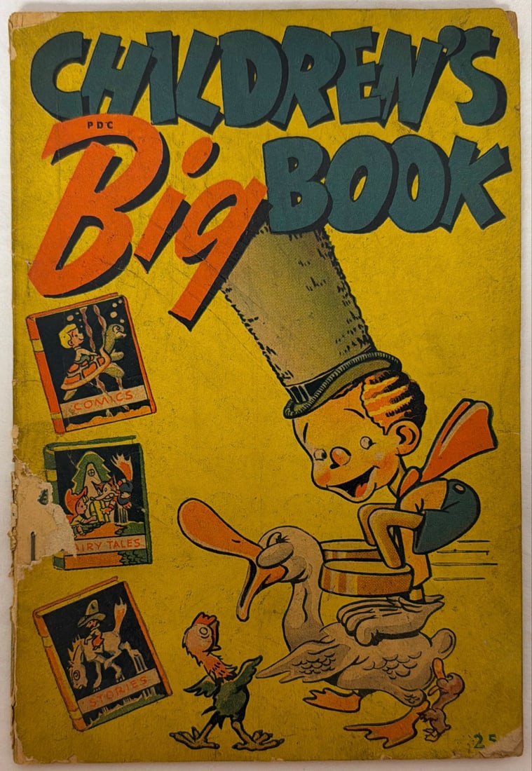 Children's Big Book Comic Storybook: 1945, please preview and see all photos for condition