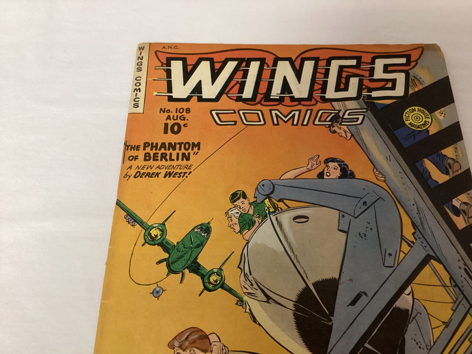 Wings Comics 108 Fiction House Comic Book - 2