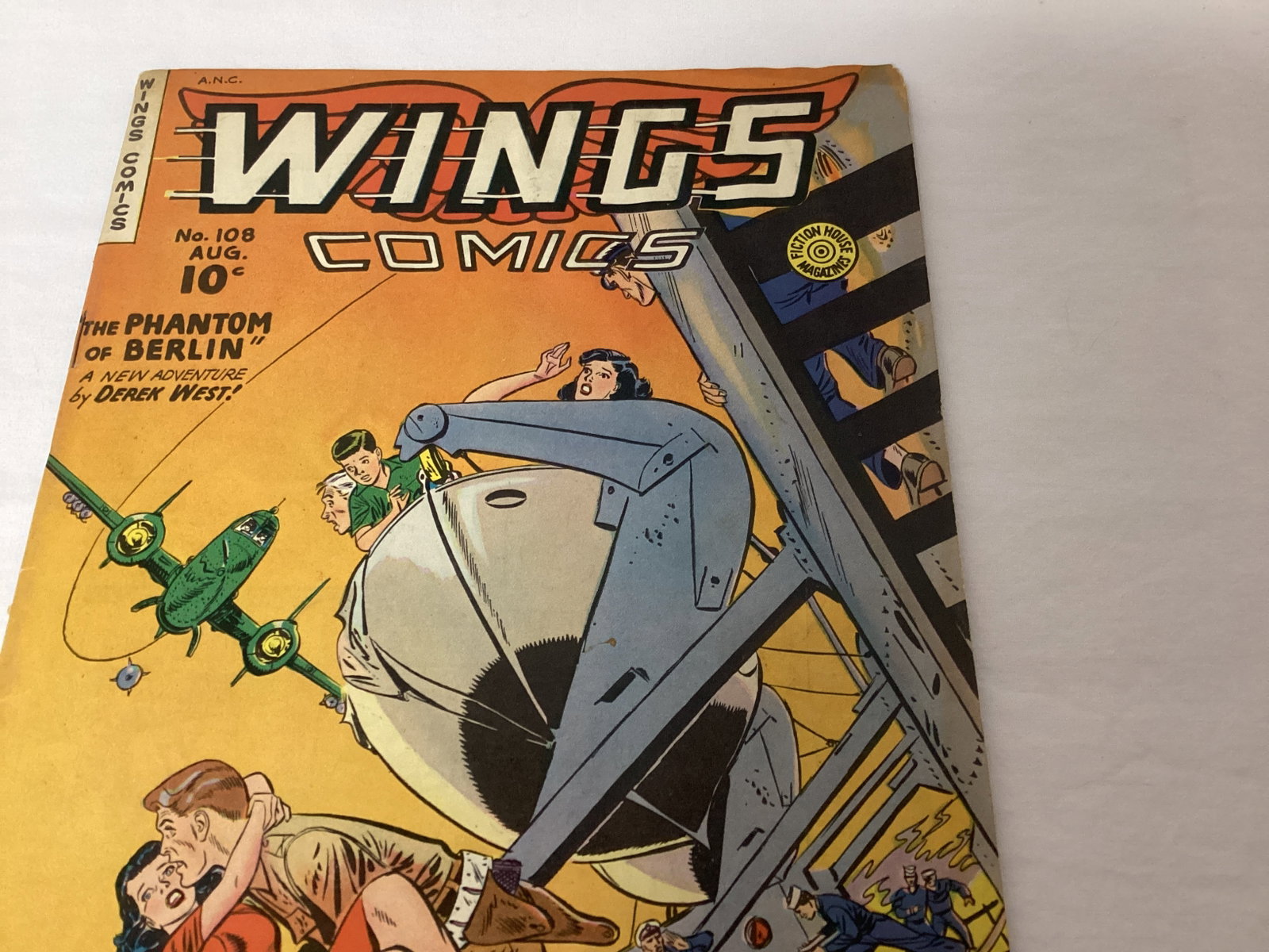 Wings Comics 108 Fiction House Comic Book - 3