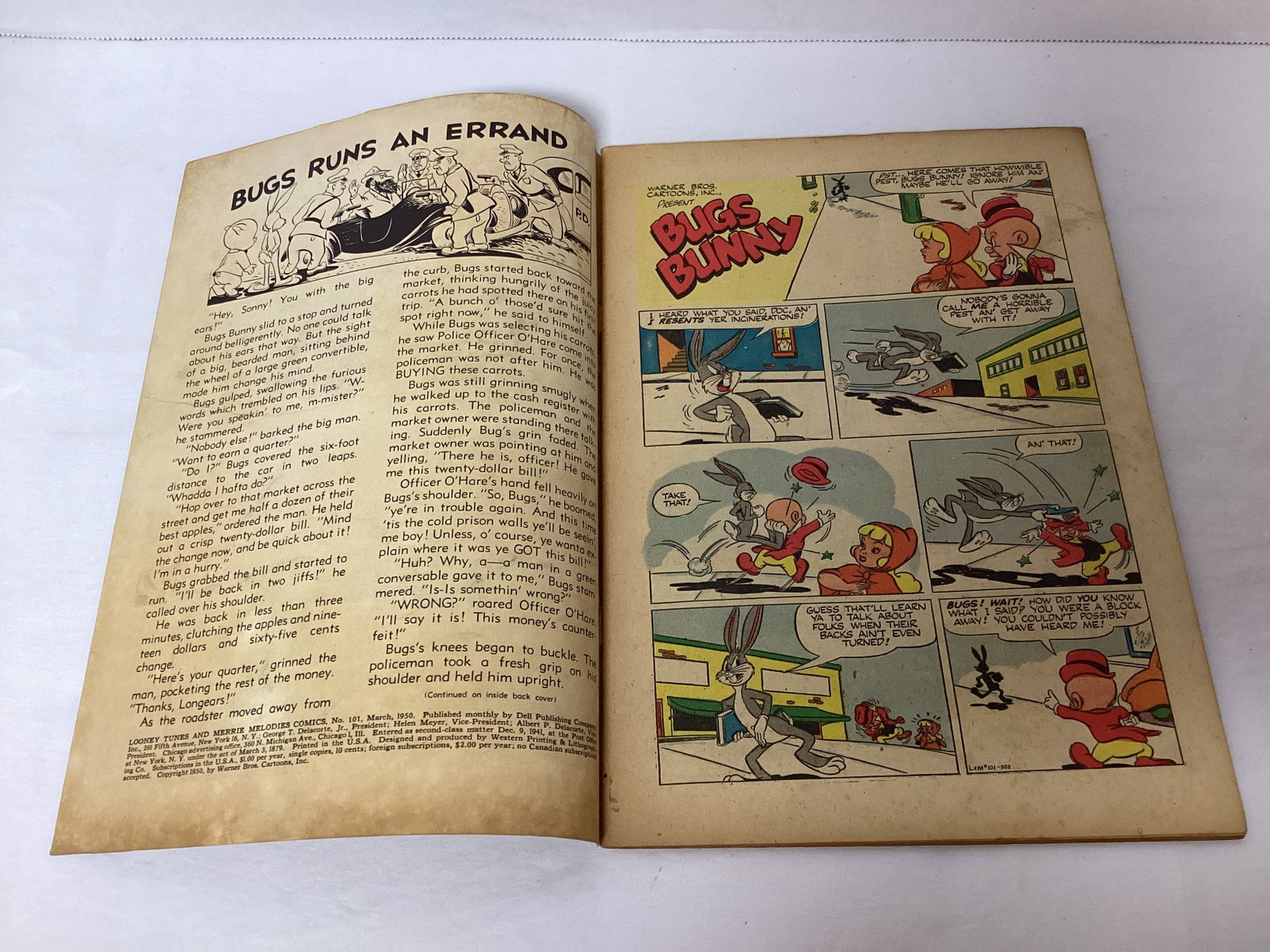 Looney Tunes Merrie Melodies Comics 101 Dell Comic Book - 6