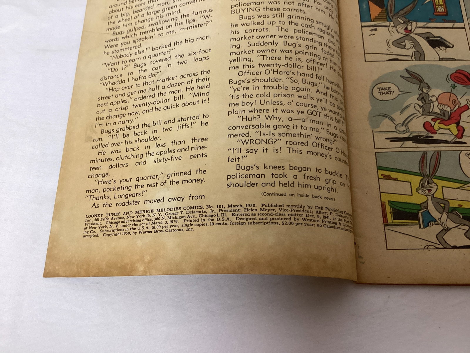 Looney Tunes Merrie Melodies Comics 101 Dell Comic Book - 7
