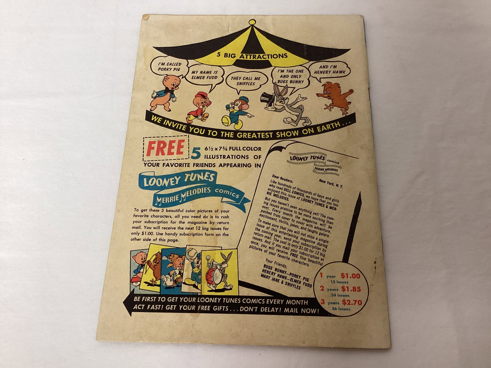 Looney Tunes Merrie Melodies Comics 101 Dell Comic Book - 8