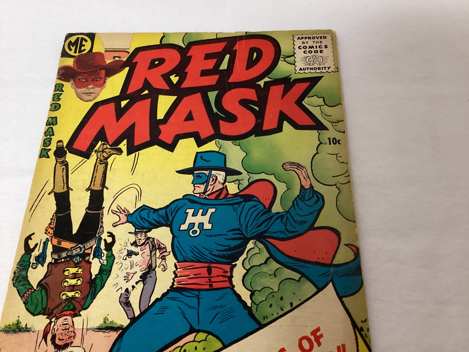 Red Mask 51 Magazine Enterprises Comic Book - 3