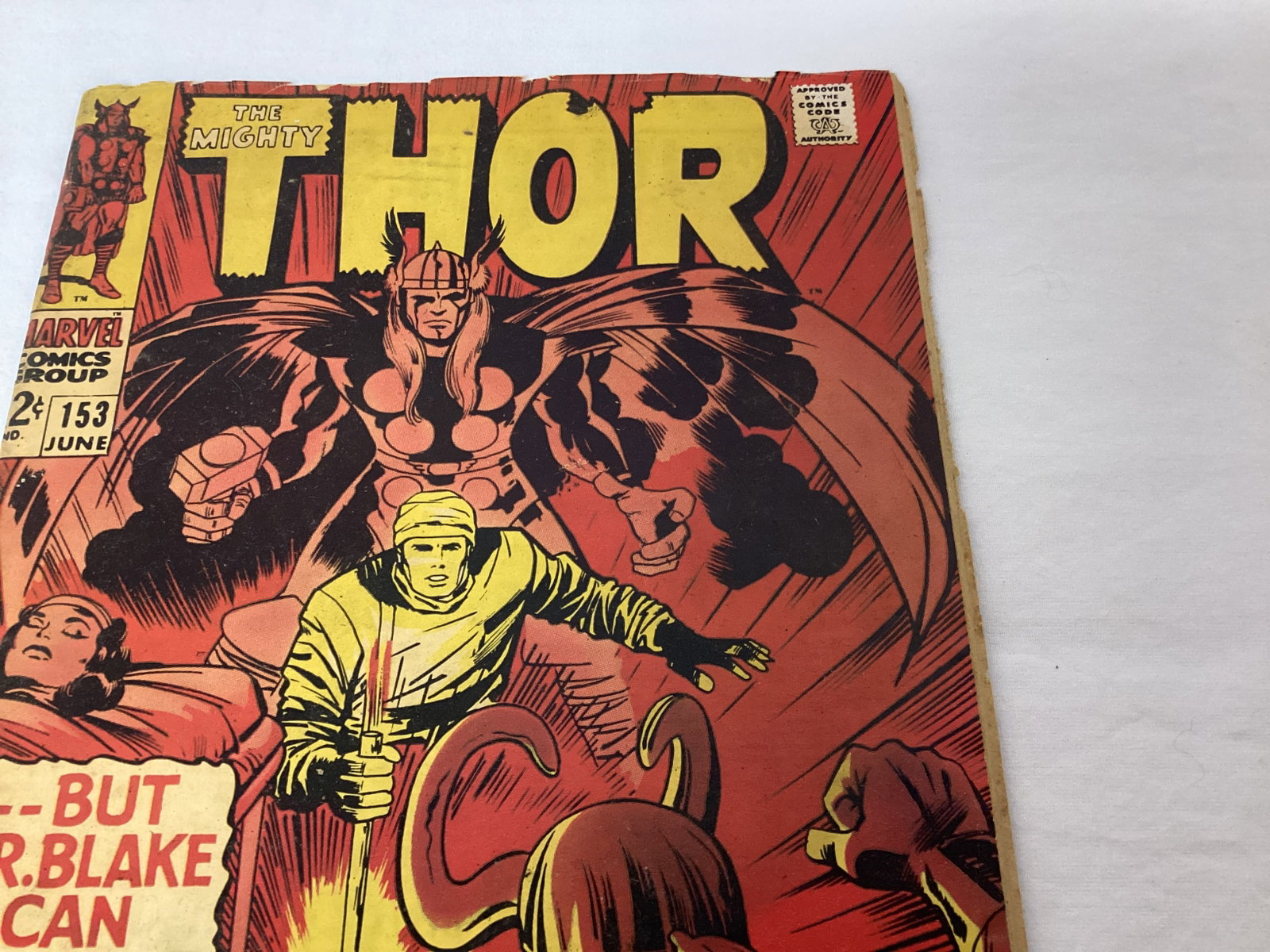 The Mighty Thor 153 Marvel Comic Book - 3