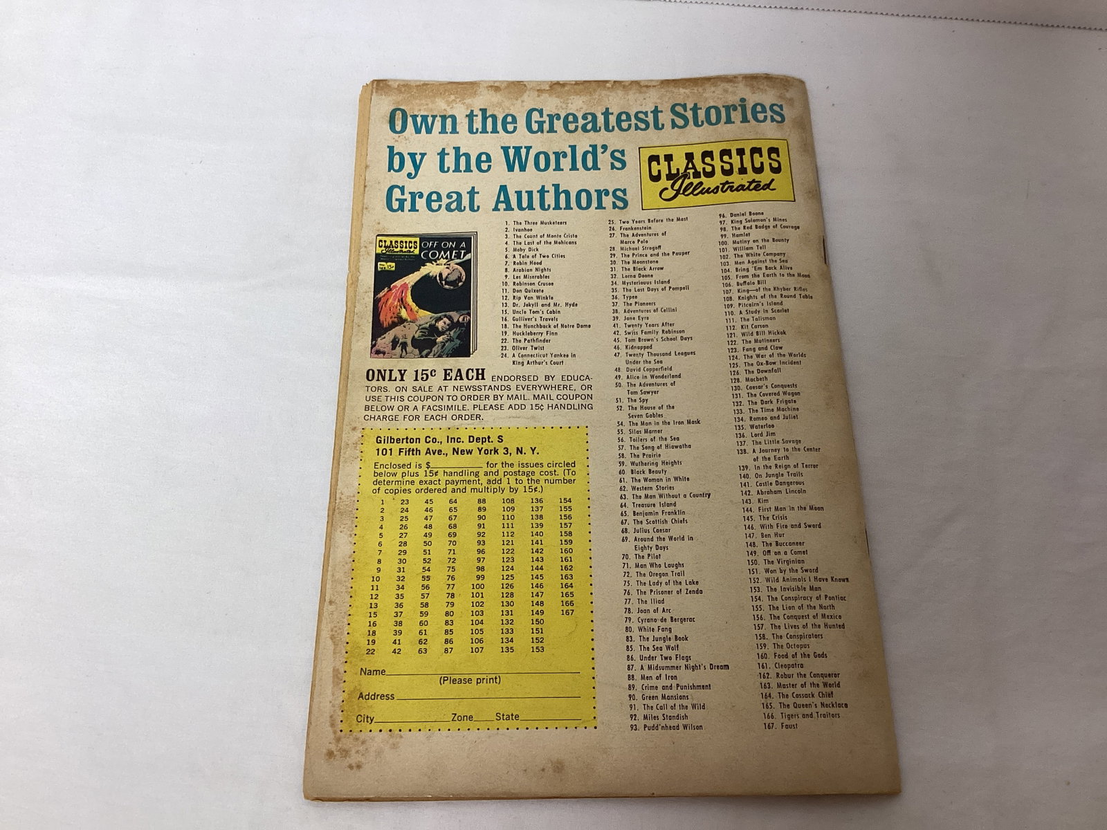 Classics Illustrated 124 War of the Worlds Comic Book - 8