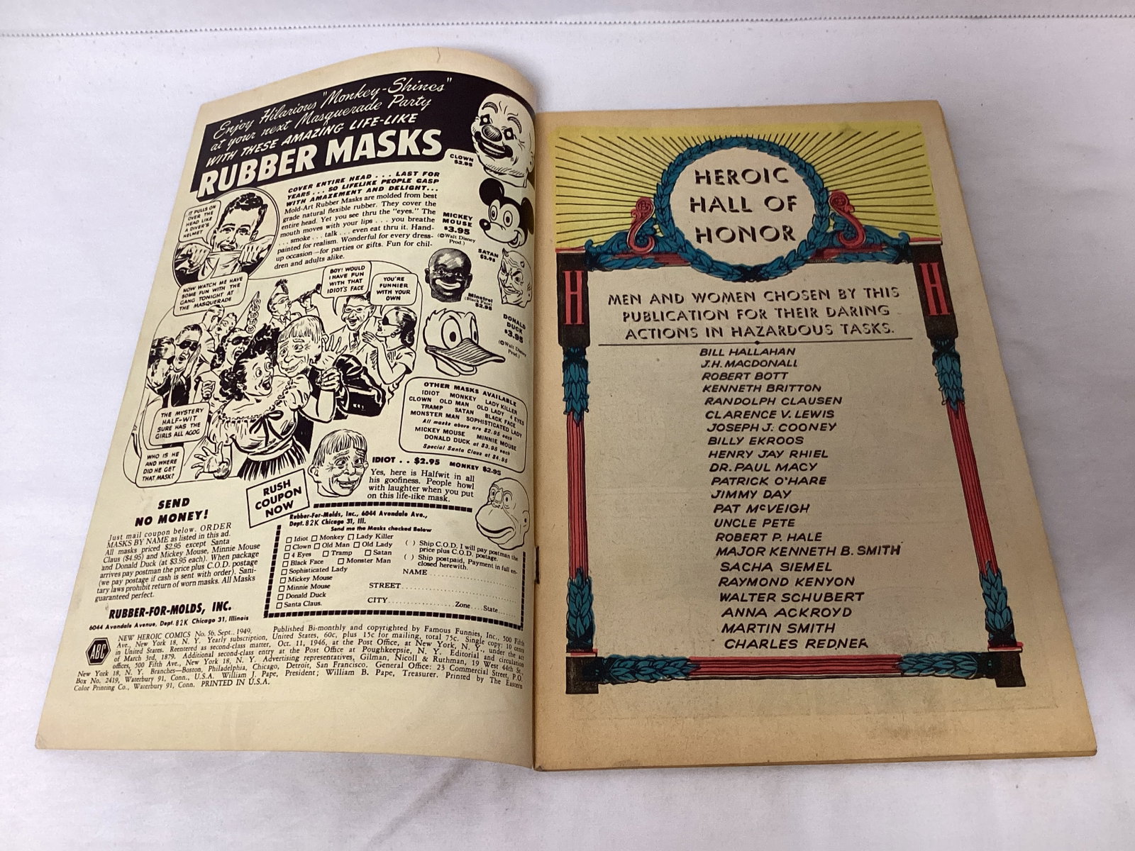 New Heroic Comics 56 Famous Funnies Comic Book - 6