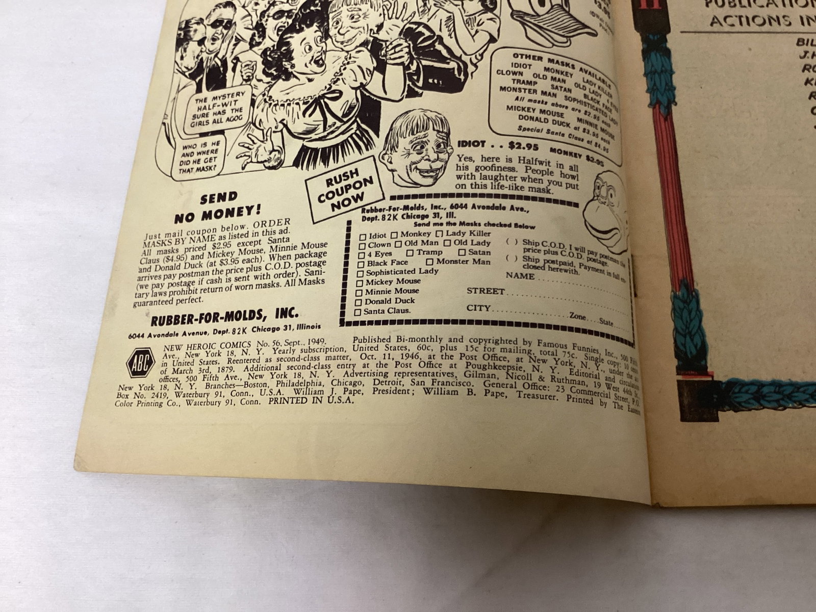 New Heroic Comics 56 Famous Funnies Comic Book - 7