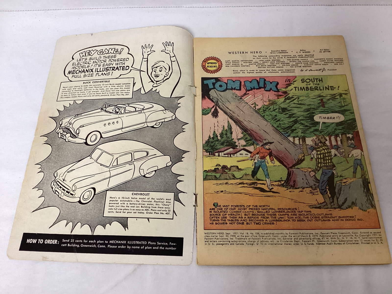 Western Hero 106 Fawcett Comic Book - 6