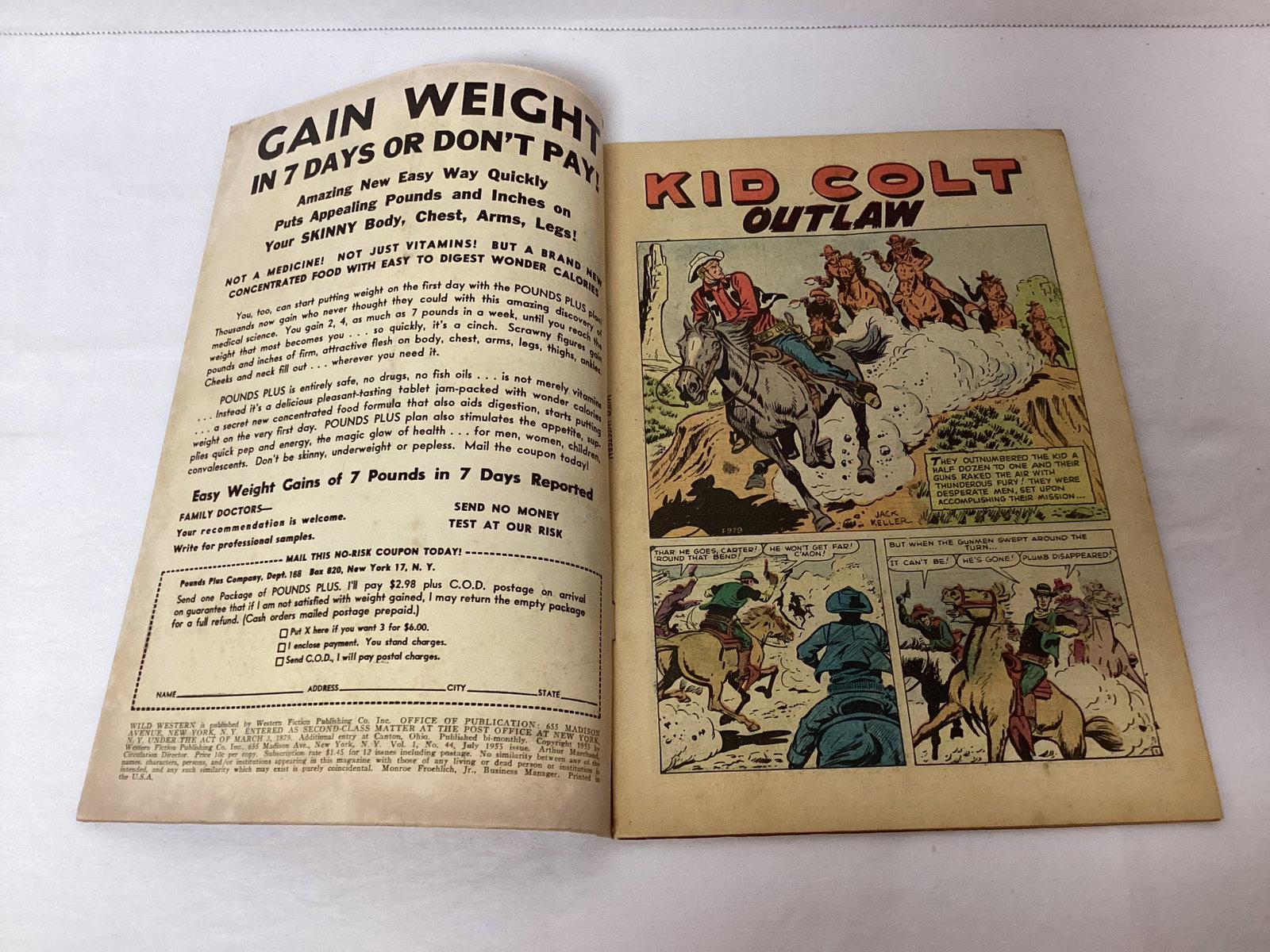 Wild Western 44 Atlas Comic Book - 6