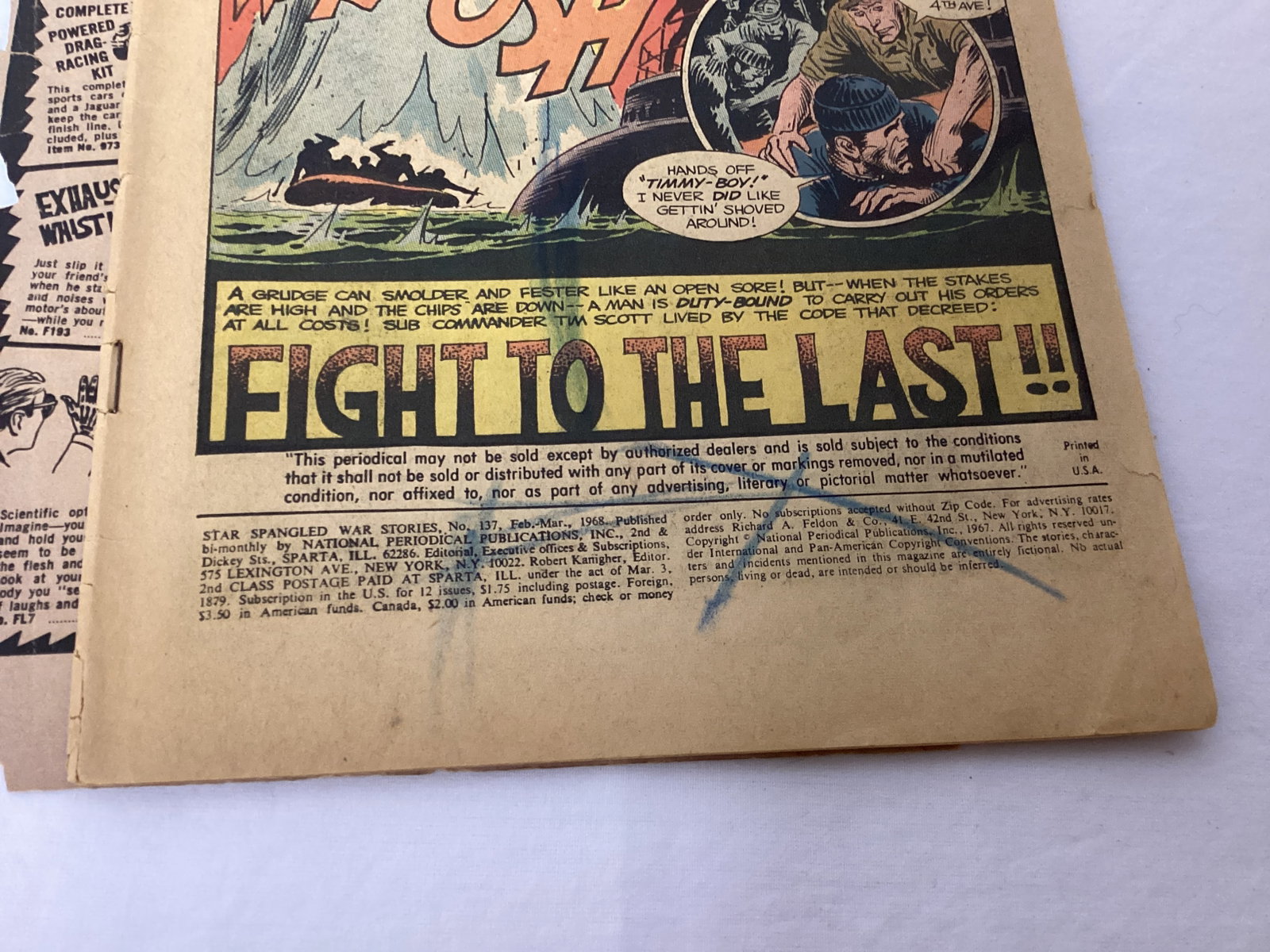 Star Spangled War Stories 137 DC Comic Book - 7
