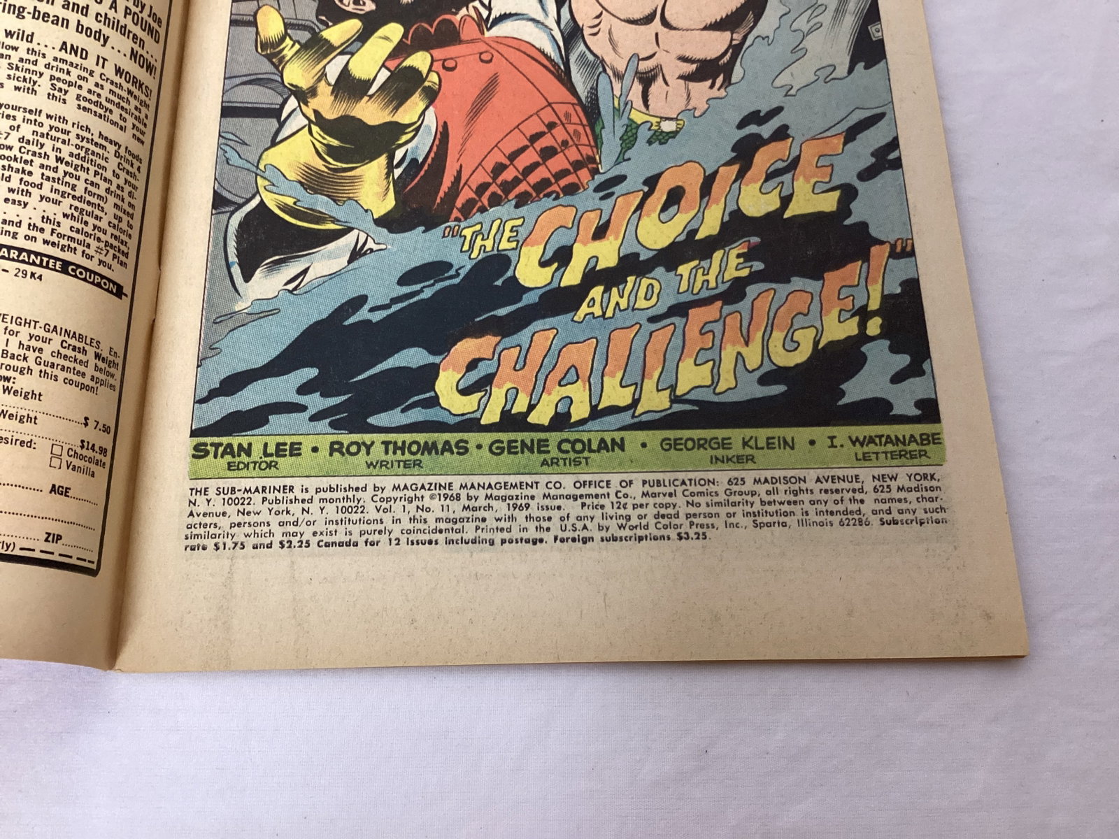 Submariner 11 Marvel Comic Book - 7