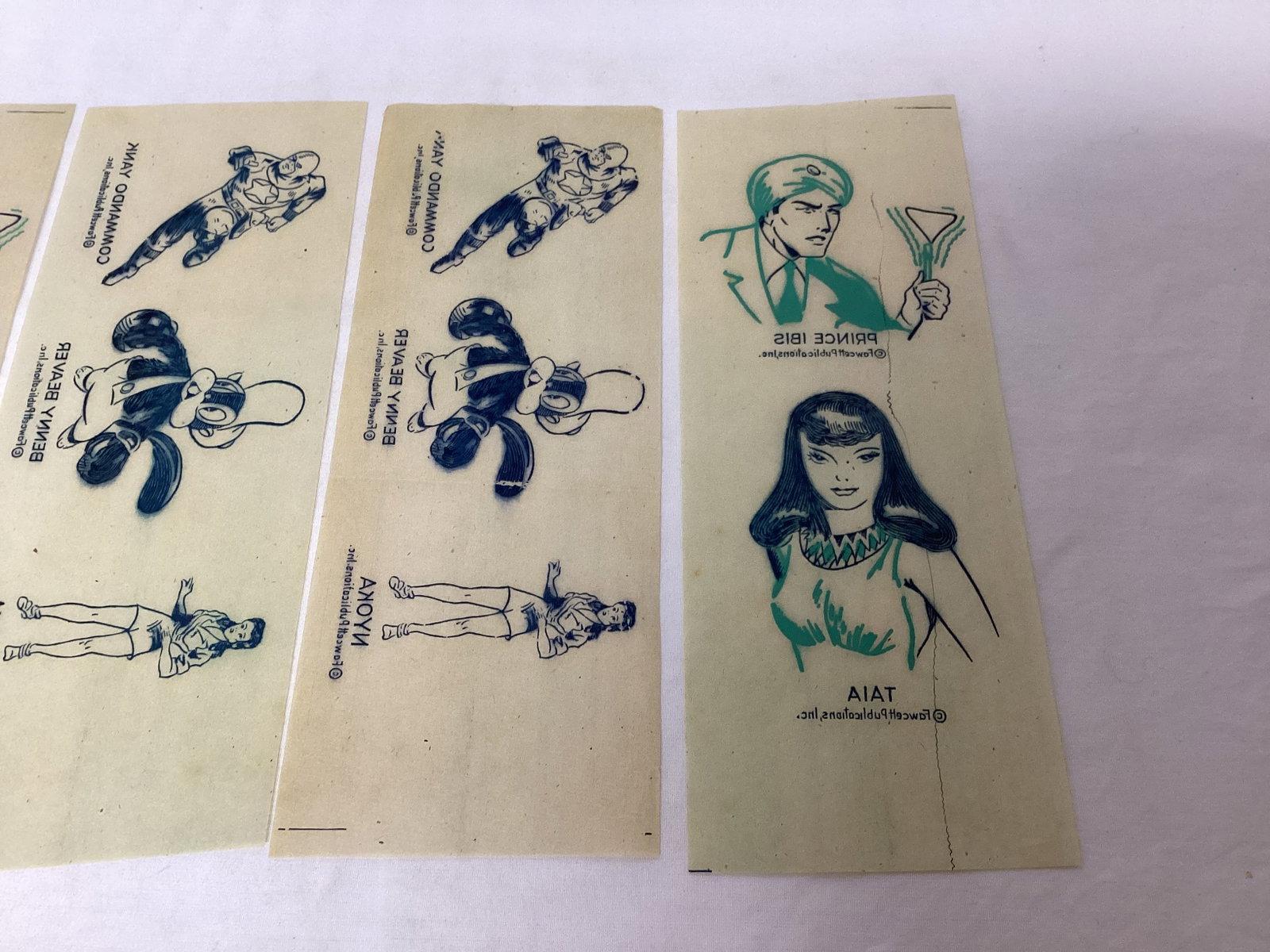 Fawcett Comic Heroes Iron Ons - 3
