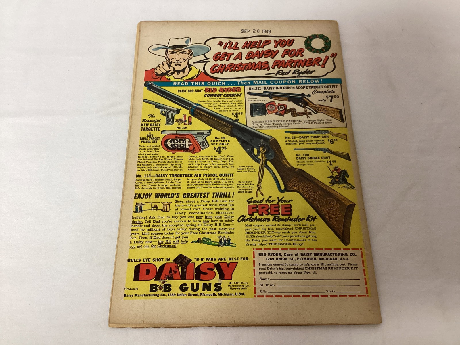 Rocky Lane Western 7 Fawcett Comic Book - 8