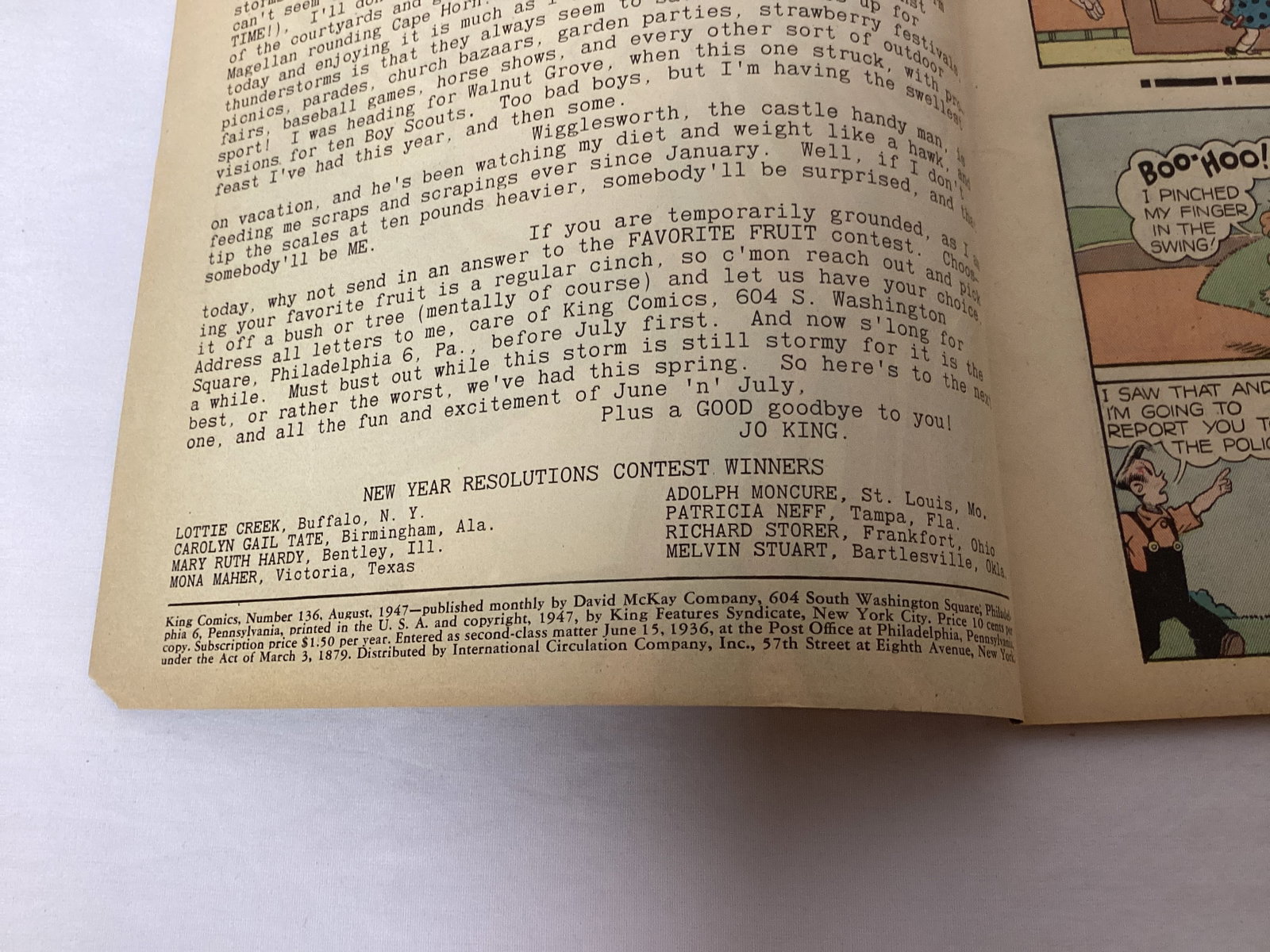 King Comics 136 Comic Book - 7