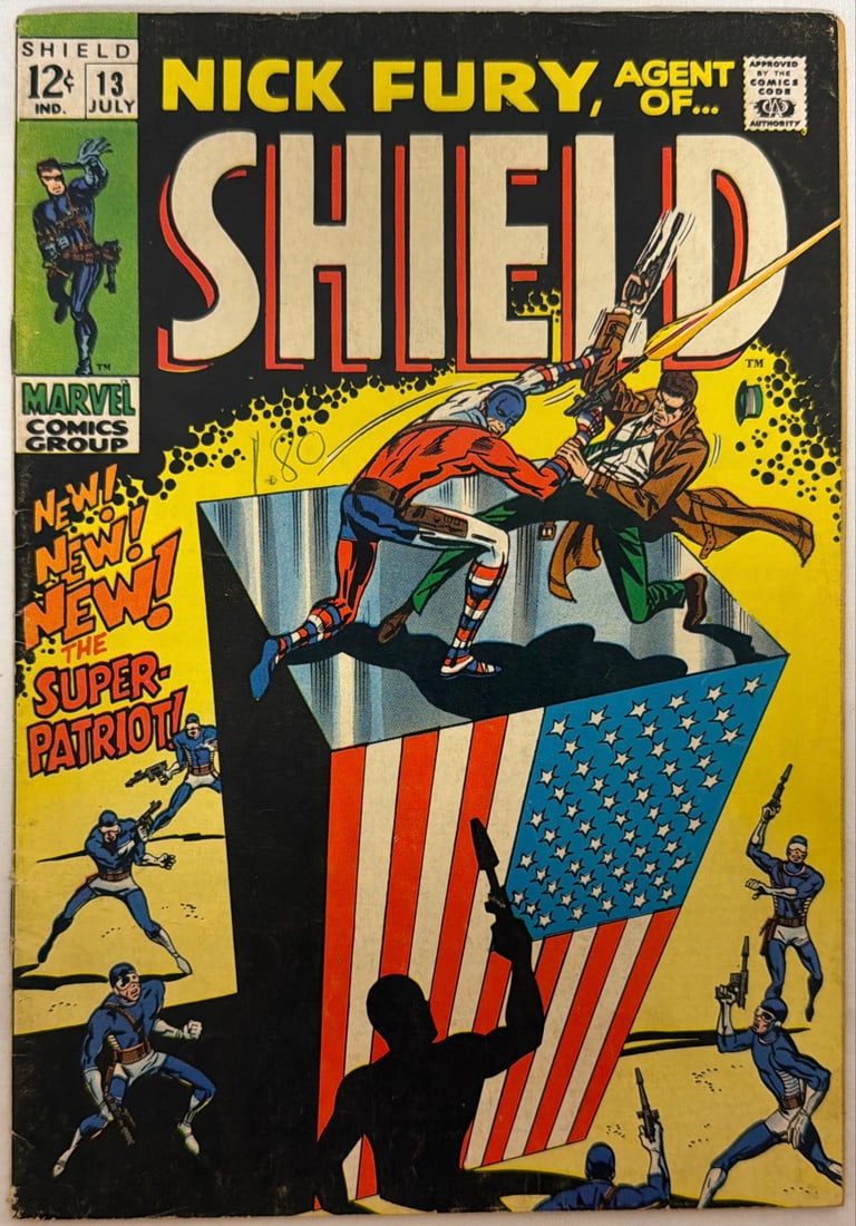 Nick Fury, Agent of Shield 13 Marvel Comic Book (1 of 8)