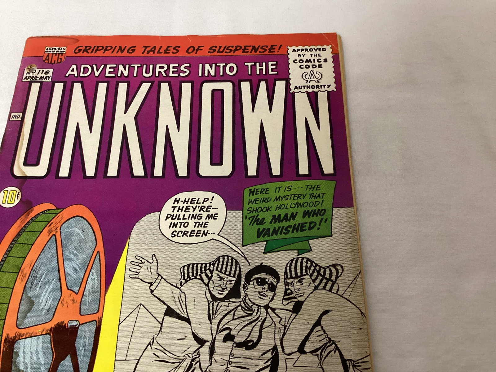 Adventures into the Unknown 116 ACG Comic Book - 3