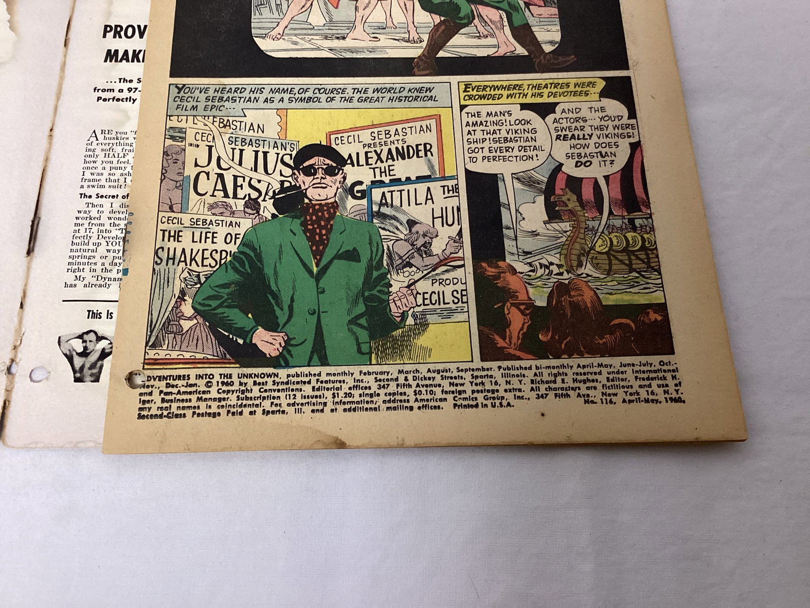 Adventures into the Unknown 116 ACG Comic Book - 7