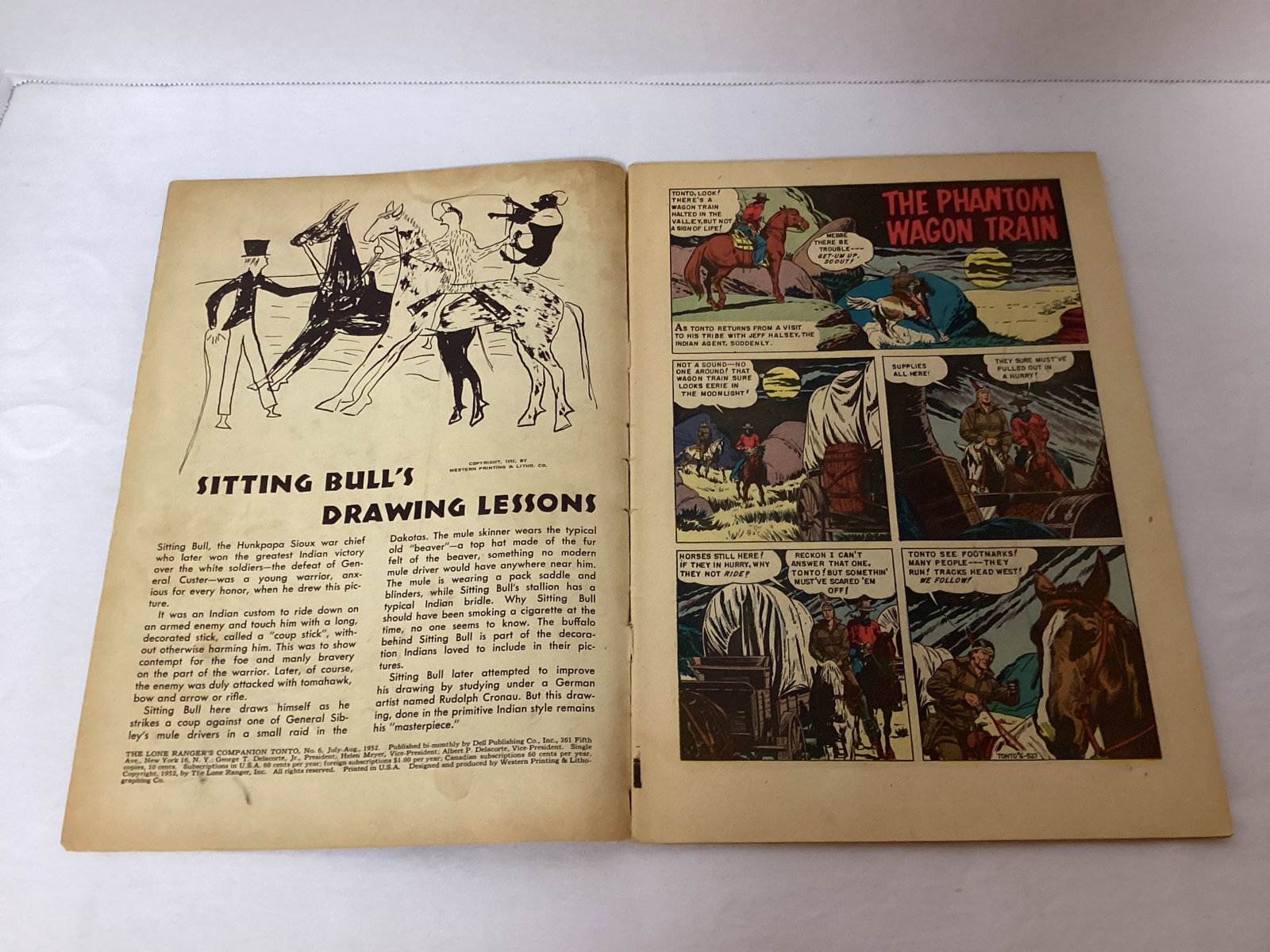 Tonto 6 Dell Western Comic Book - 6