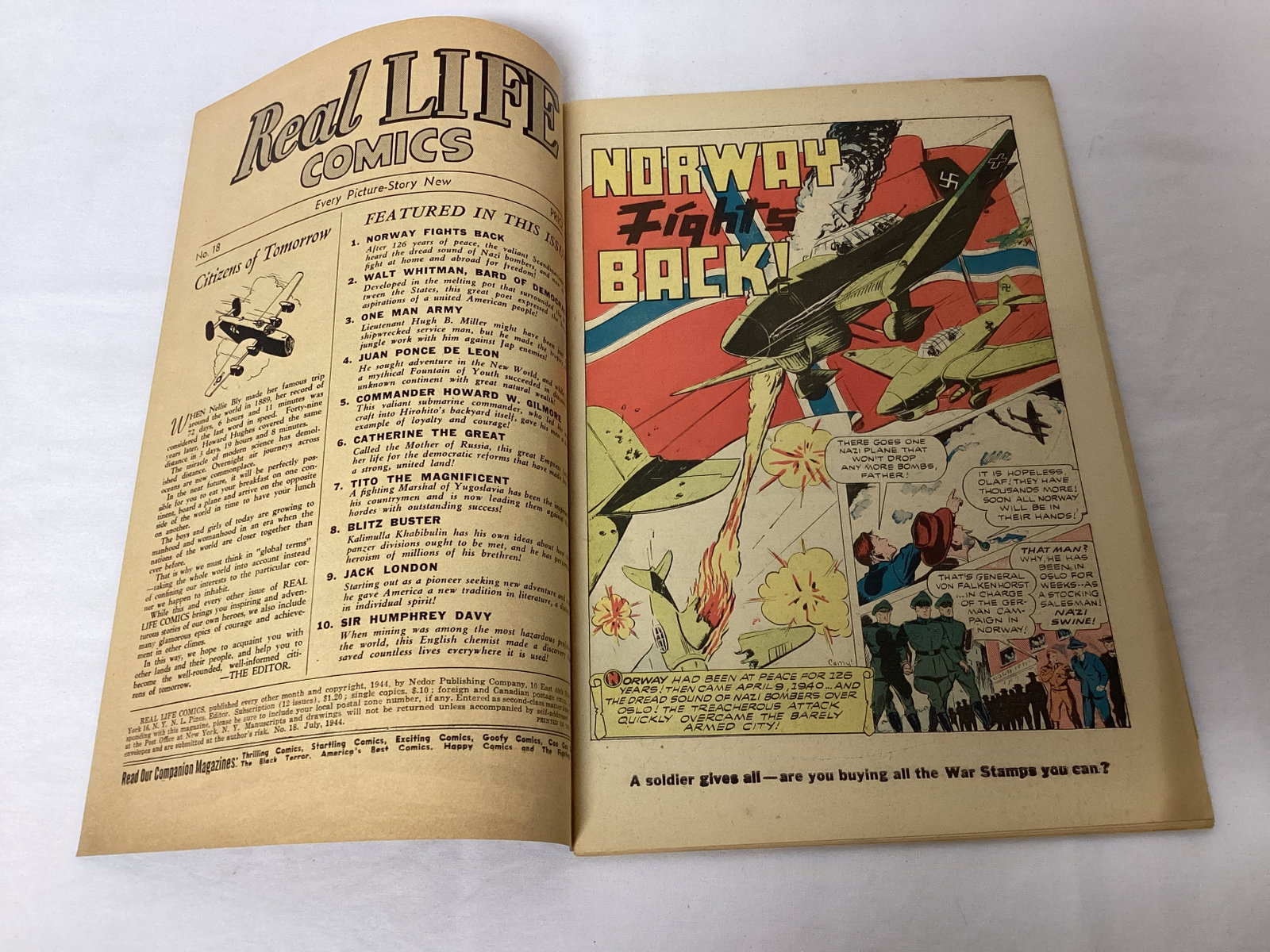 Real Life Comics 18 Comic Book - 6