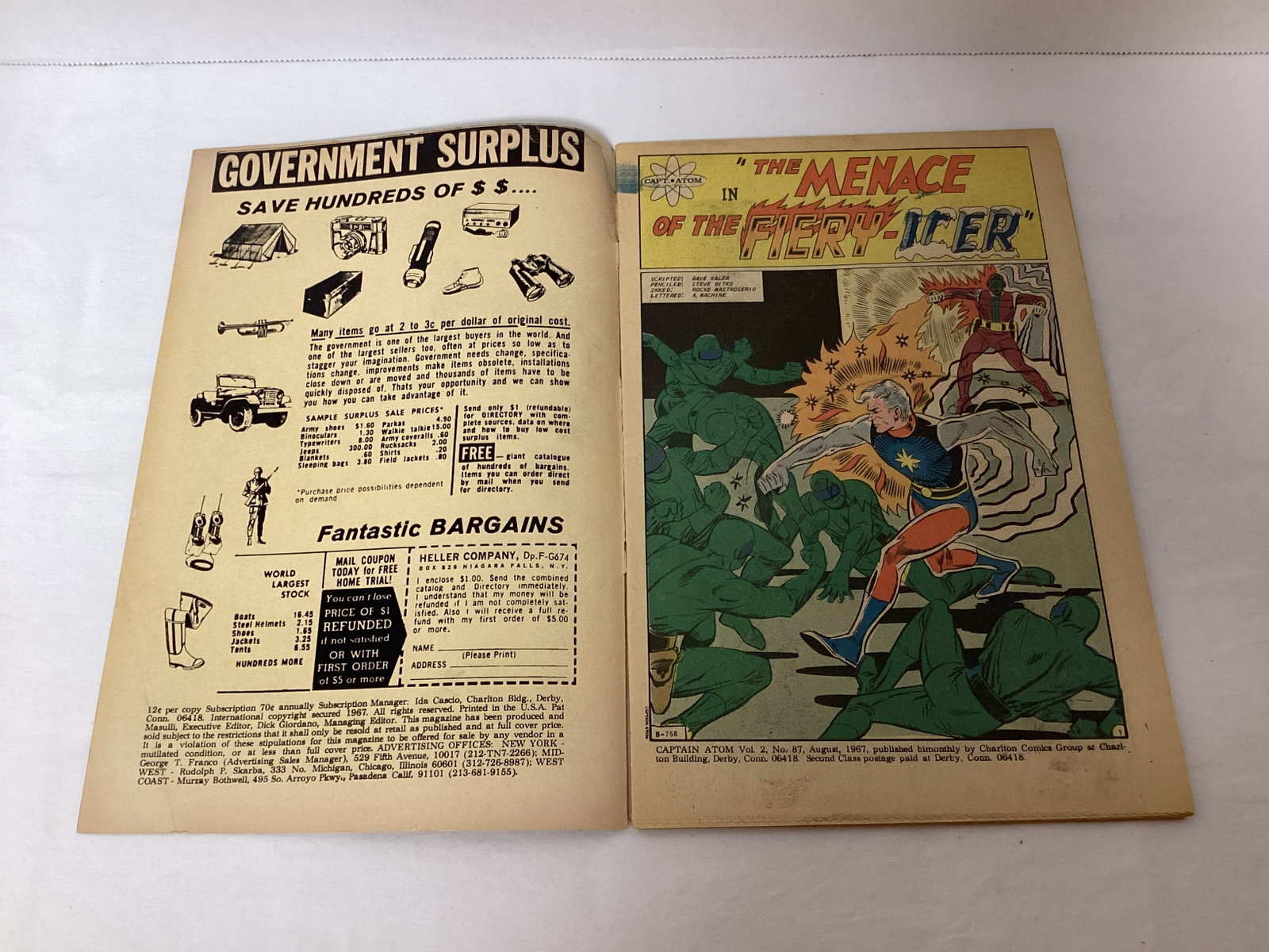 Captain Atom 87 Charlton Comic Book - 6