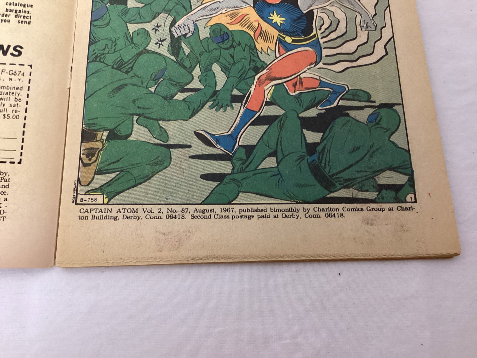 Captain Atom 87 Charlton Comic Book - 7