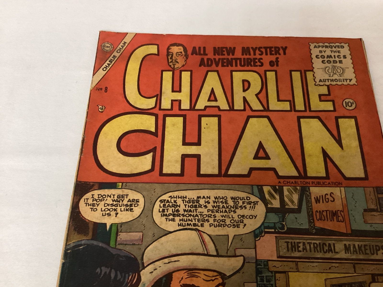 Charlie Chan 8 Charlton Comic Book - 2
