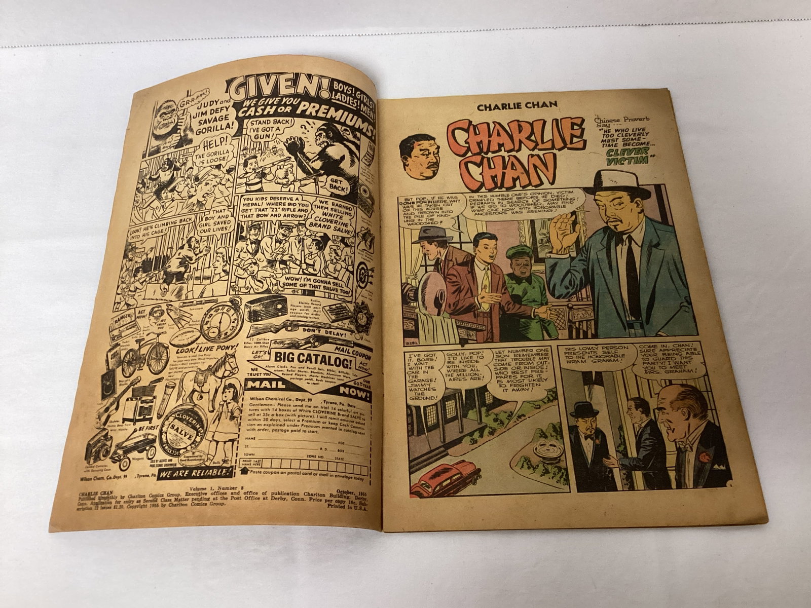 Charlie Chan 8 Charlton Comic Book - 6