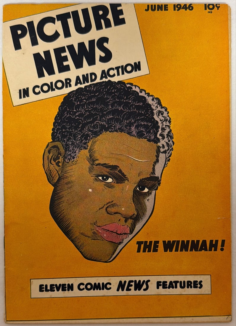 Picture News in Color and Action 6 Comic Book: 1946, Joe Louis, please preview and see all photos for condition