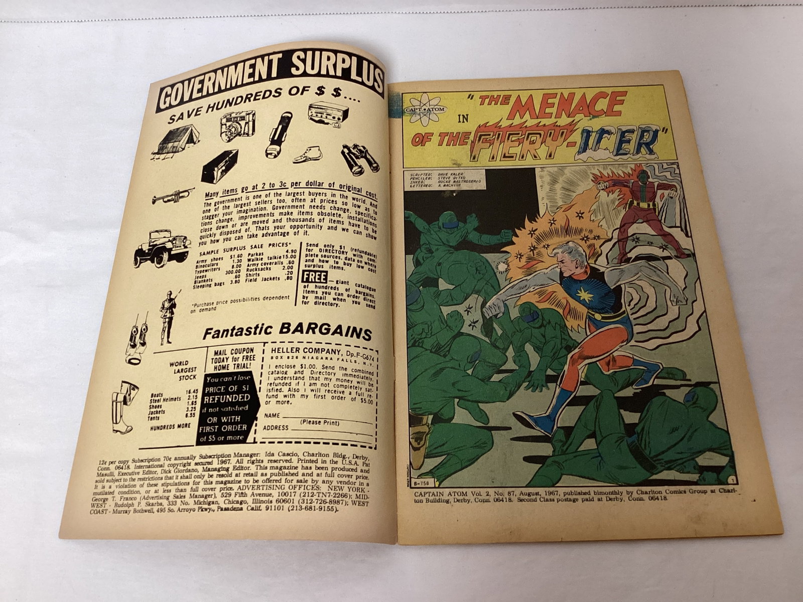 Captain Atom 87 Charlton Comic Book - 6
