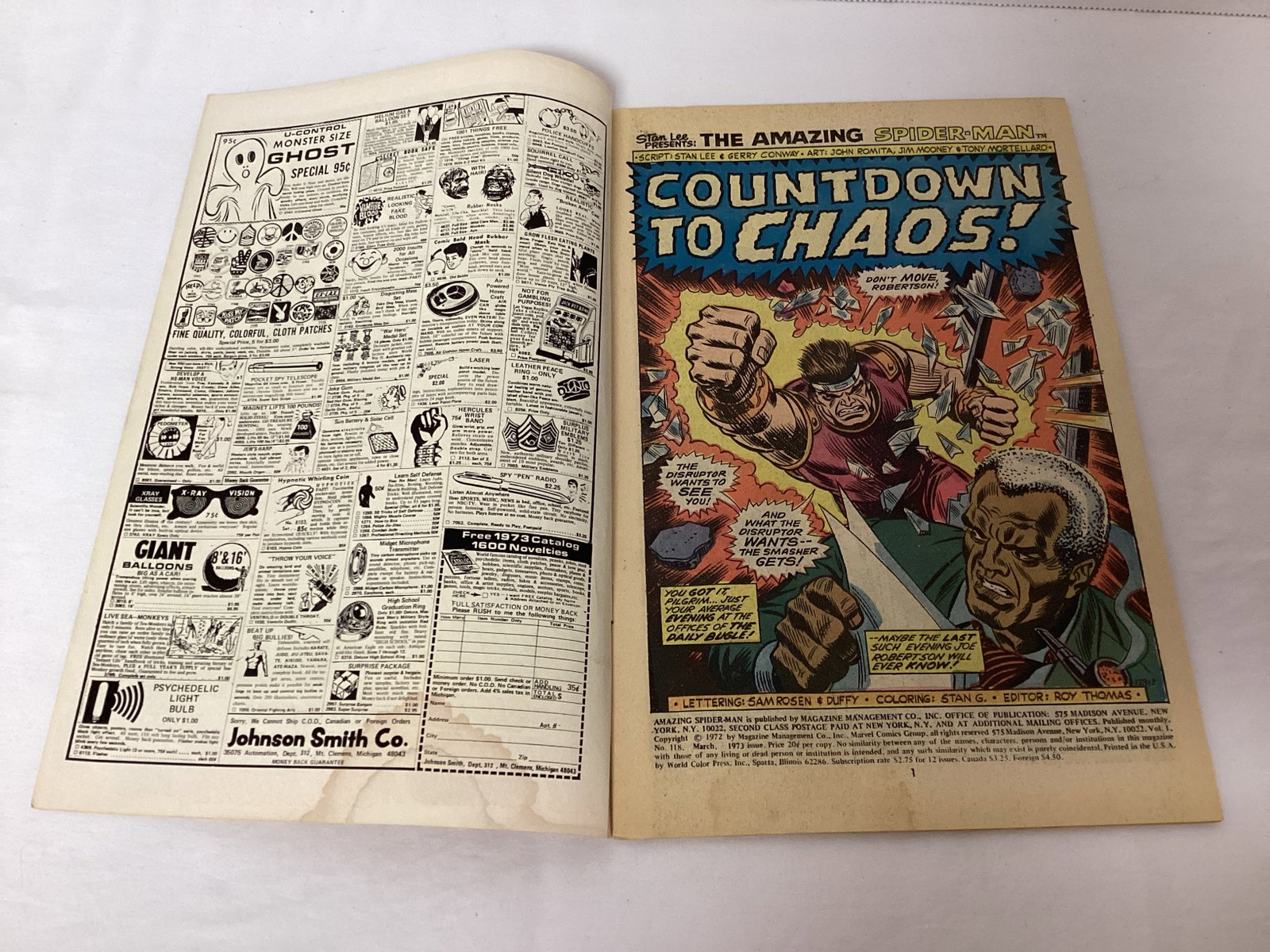 The Amazing Spider-Man 118 Marvel Comic Book - 6