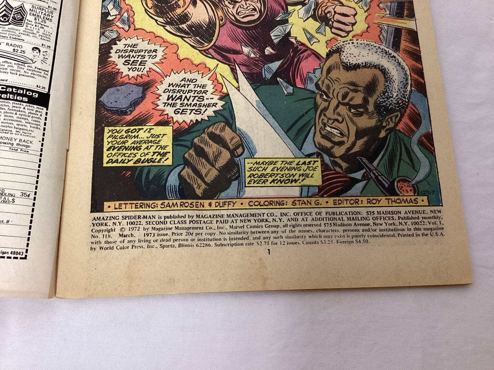 The Amazing Spider-Man 118 Marvel Comic Book - 7