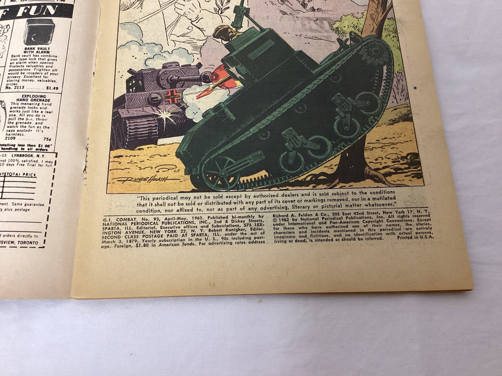GI Combat 93 DC Comic Book - 7