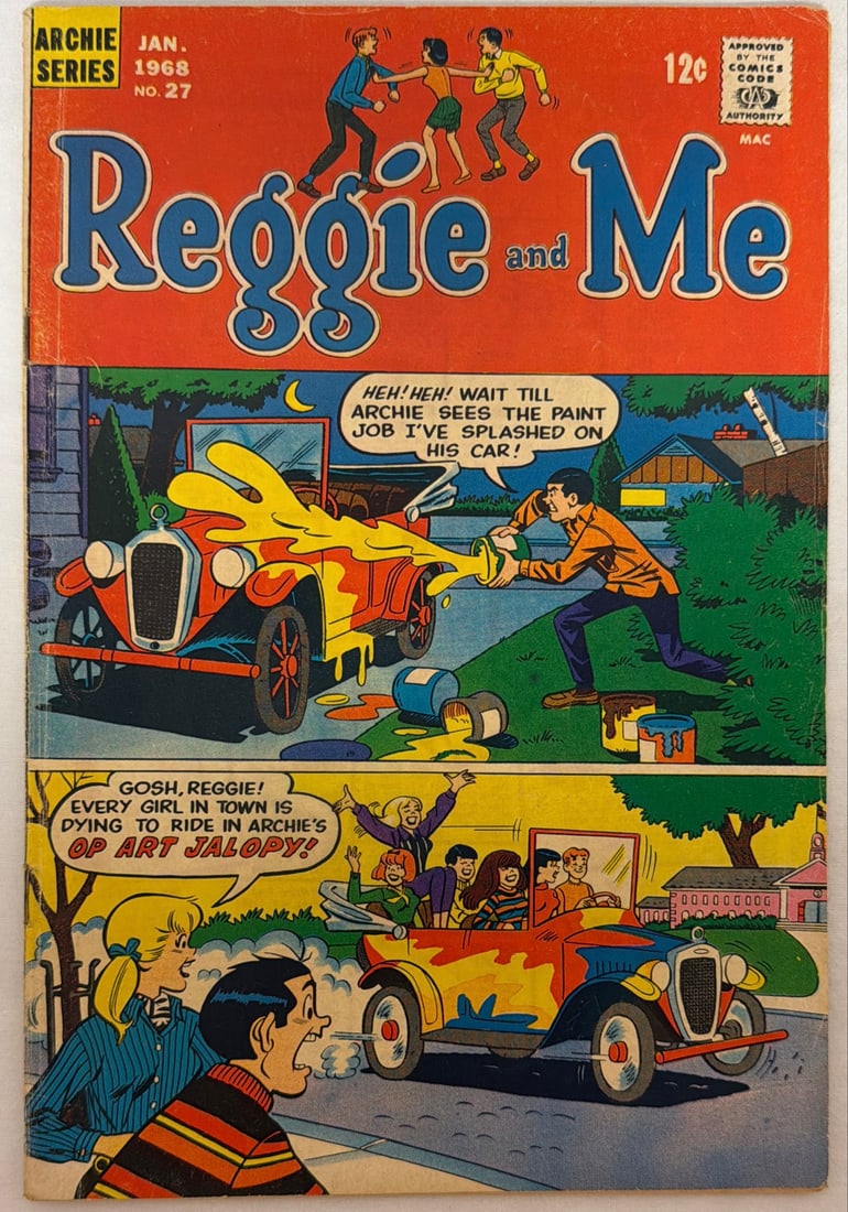 Reggie and Me 27 Archie Comic Book: 1968, please preview and see all photos for condition